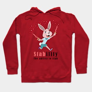 Funny Bunny Cute Stability Hoodie